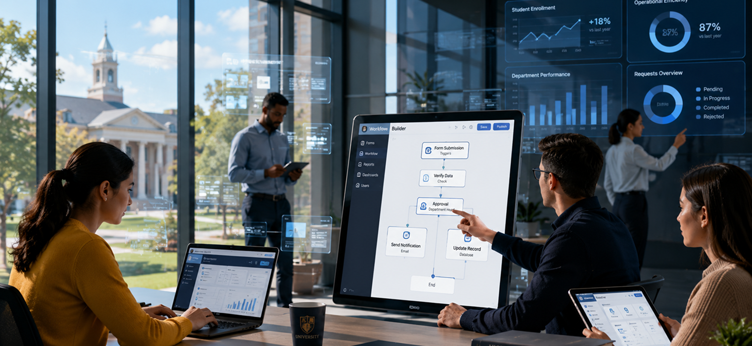 Digitization in Low-Code/No-Code for Institutional Operations and Management